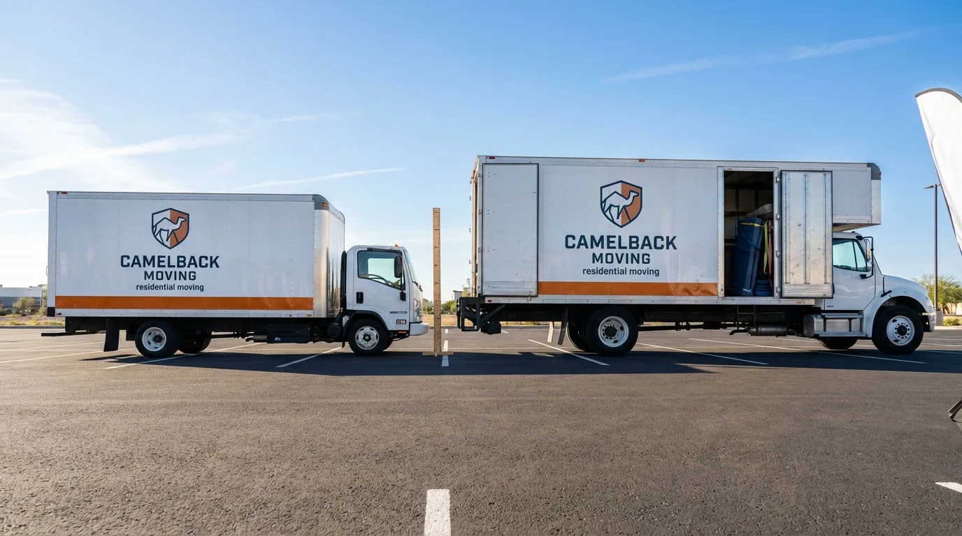 Moving truck size capacity guide in Elmira